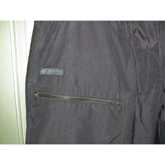 Columbia Men's Black Ski Snowboard Lined Drawstring Waist Snow Pants Size M - Picture 3 of 12